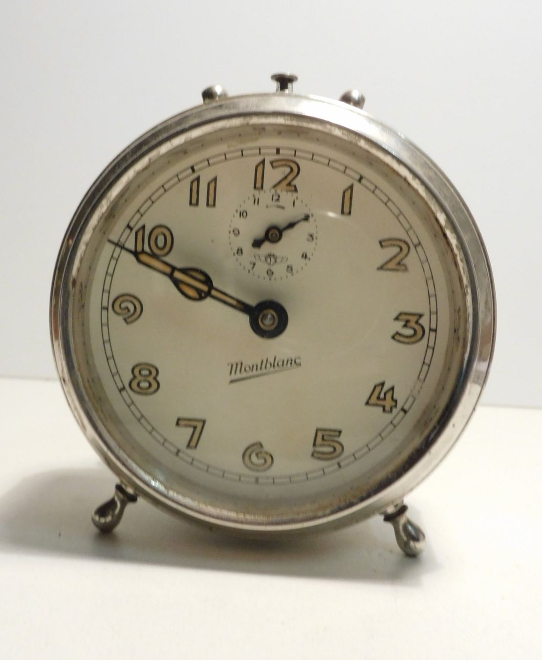 Montblanc Sveglie: Design Montblanc antiker Wecker mechanisch – Usato da Sursee venduto da 76