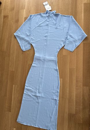 Zara NWT Limited Edition baby blue dress size S