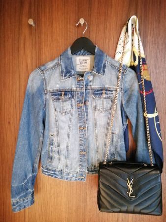 Jeansjäckchen im used Look