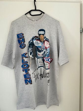2 alte EHC Kloten T Shirt / s. Text