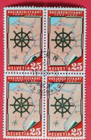 2295) 318.1.12, Abart ver. Blaudruck ET im 4-Block Kt. 1100+