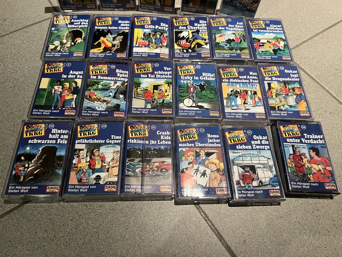 Cassettes audio: TKKG Kassetten Sammlung, 23 Stk. – D'occasion à Schongau par Retro_Shop 3
