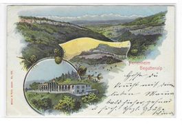14.8.1909FERIENHEIM BEGUTTENALP AG/3-Bild Farblitho/Fixpreis