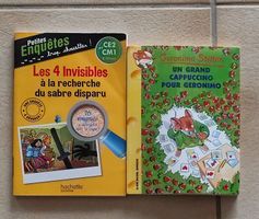 Lot de 2 livres pour enfants - enquête 