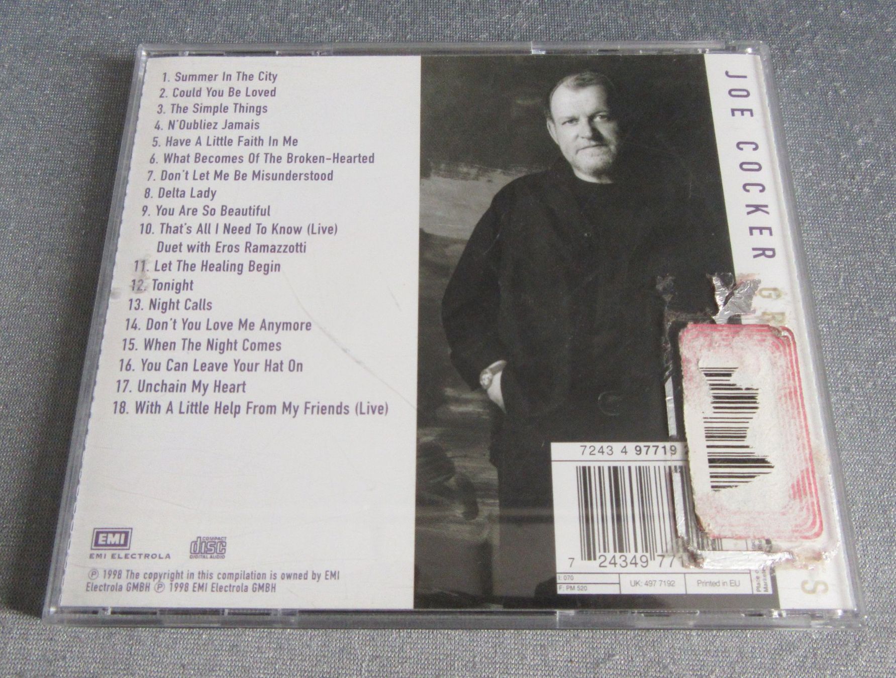CD: CD - Joe Cocker - Greatest Hits - ab CHF 1.00 – Usato da Auenstein venduto da Padabimbim 1