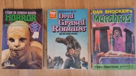 3 Sammelbände "Horror" Romane 