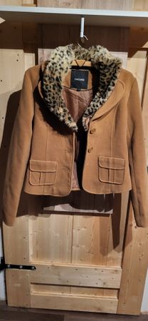 Chicorée Damenjacke, Gr. S, mit Leopardenmuster