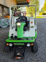 Etesia Hydro 124 D Aufsitzmäher mit Schneeschild