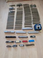 Märklin Konvulat, 3 Loks, 12 Wagen, Schienen, Weichen, Trafo