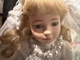 SALE: Künstlerpuppe aus Porzellan BRAUT