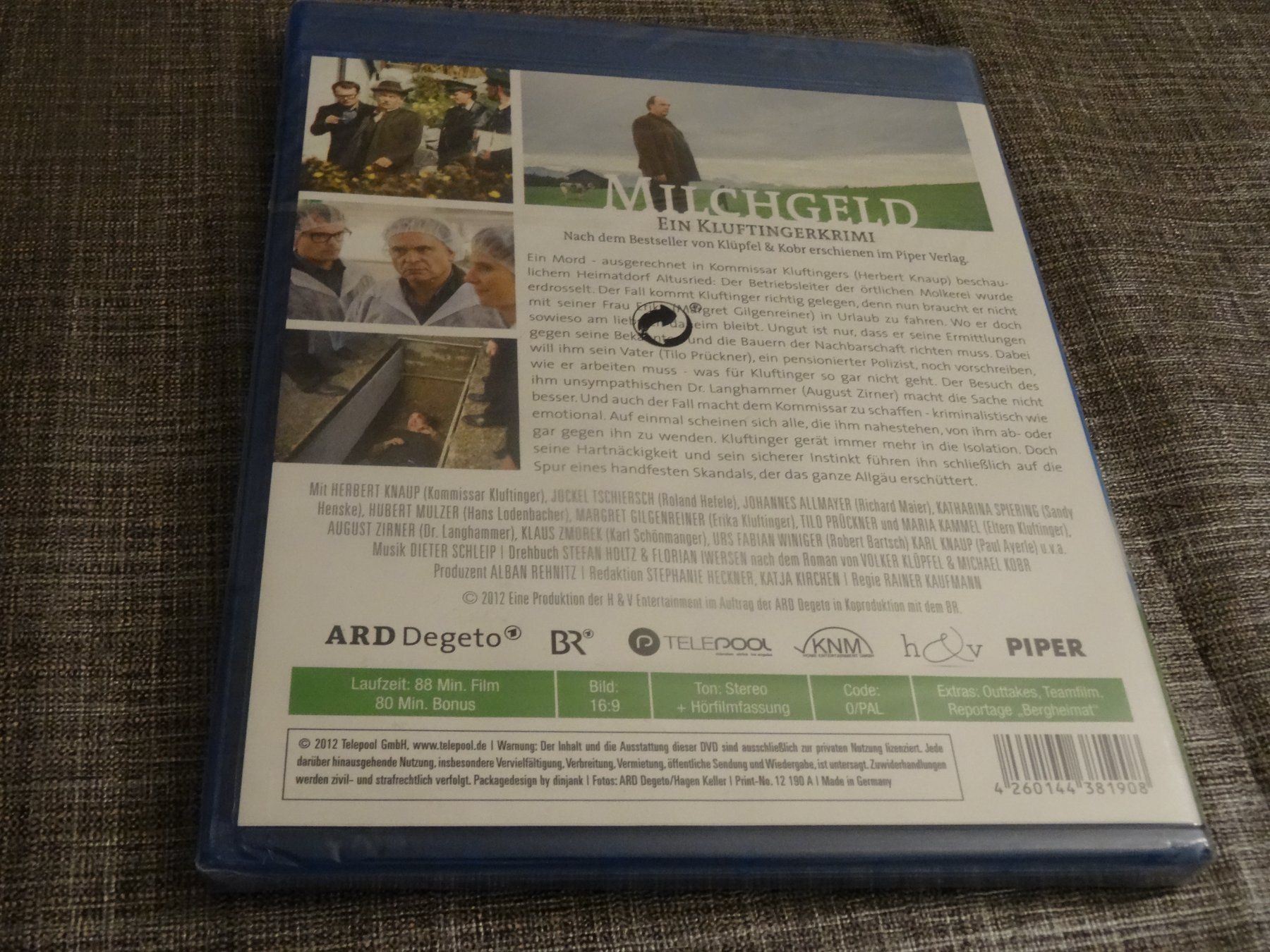 Tutti i DVDs: Milchgeld - Ein Kluftingerkrimi BLU-RAY - Neu & Versiegelt! – Nuovo e nell'imballaggio originale da Olten venduto da Disc-Verkauf 1