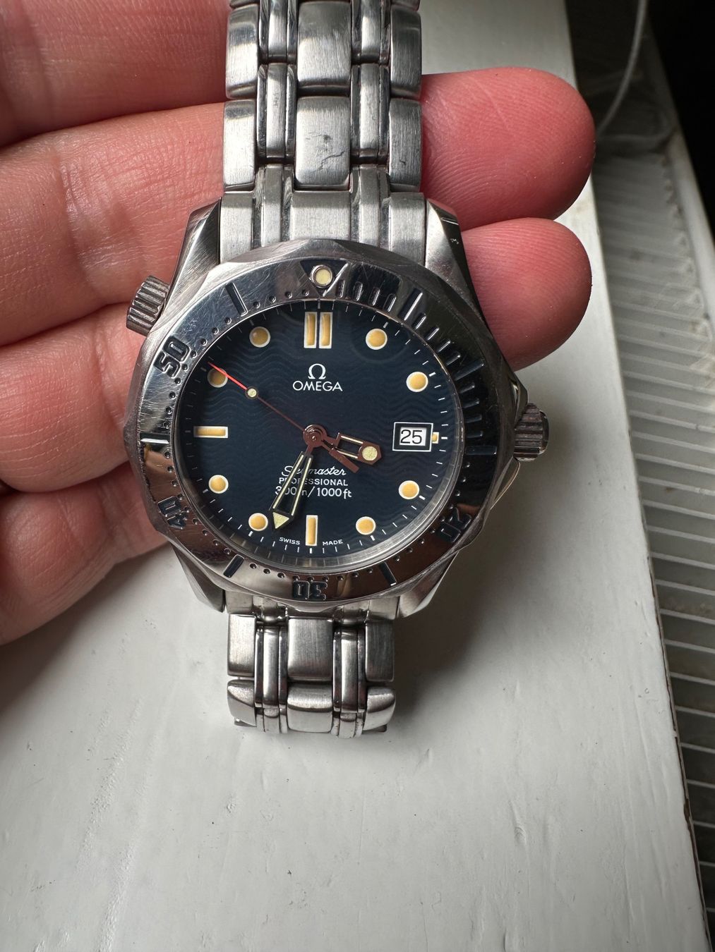 Omega Orologi: Omega Seamaster QZ – Usato da Langnau am Albis venduto da KatG 5