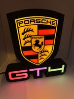 Lightbox lumière led Porsche GT4