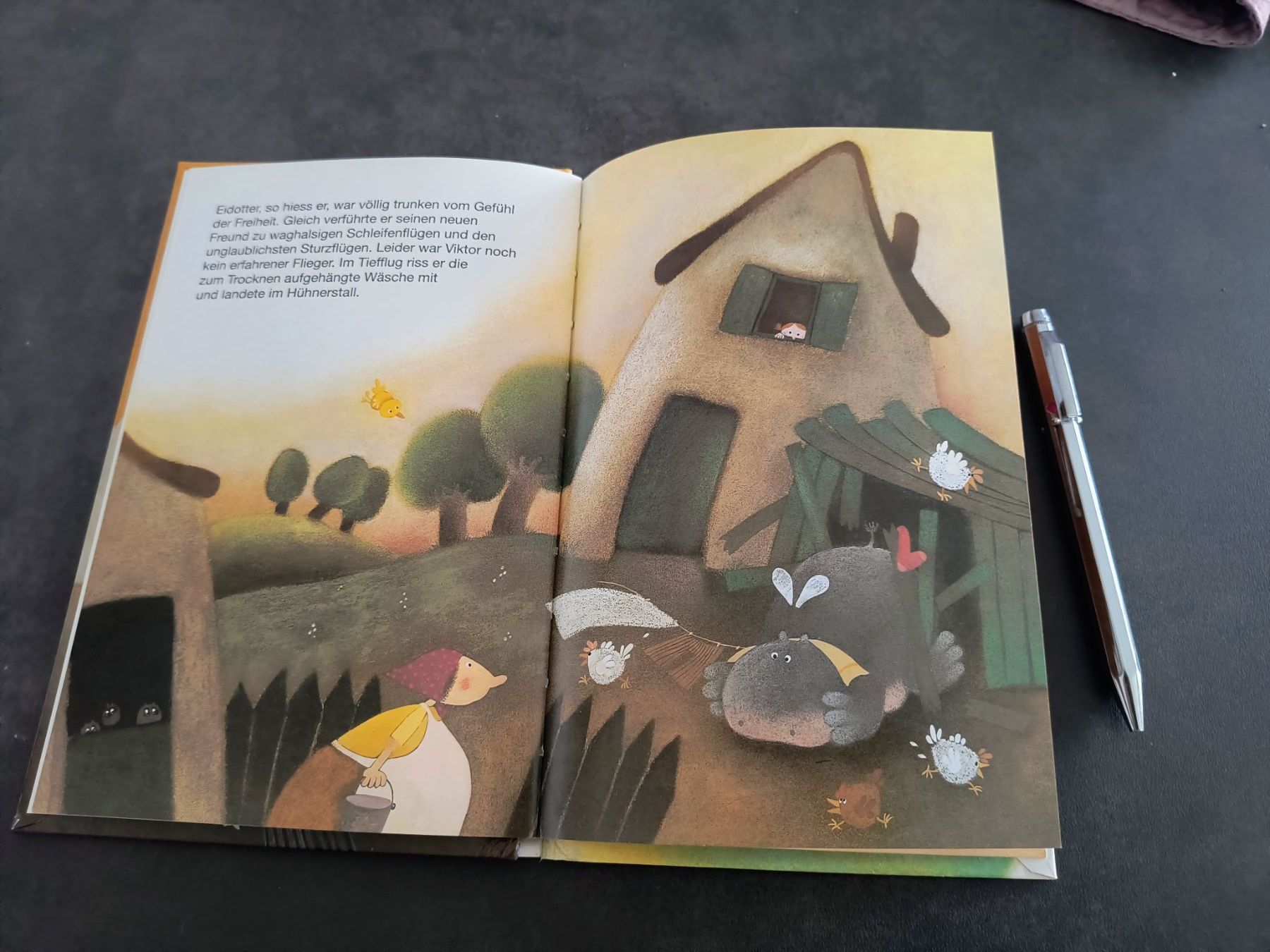 Libri: Das fliegende Nilpferd Guy Counhaye Kinderbuch gebraucht – Usato da Schöfflisdorf venduto da KKB-Team1 1