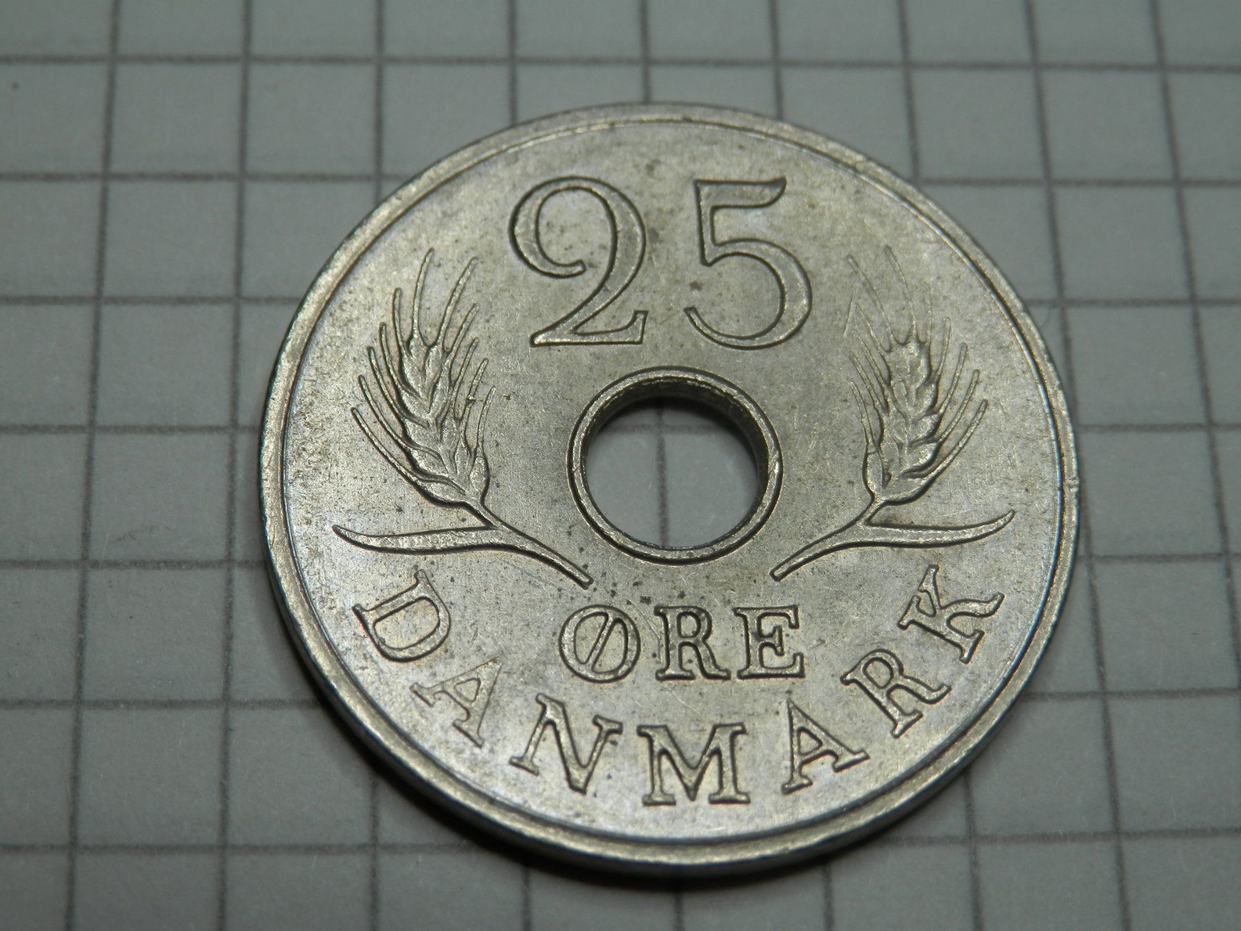 Alle Münzen: Dänemark  25 Öre, 1967 – Gebraucht aus Weiach von weiach81 1