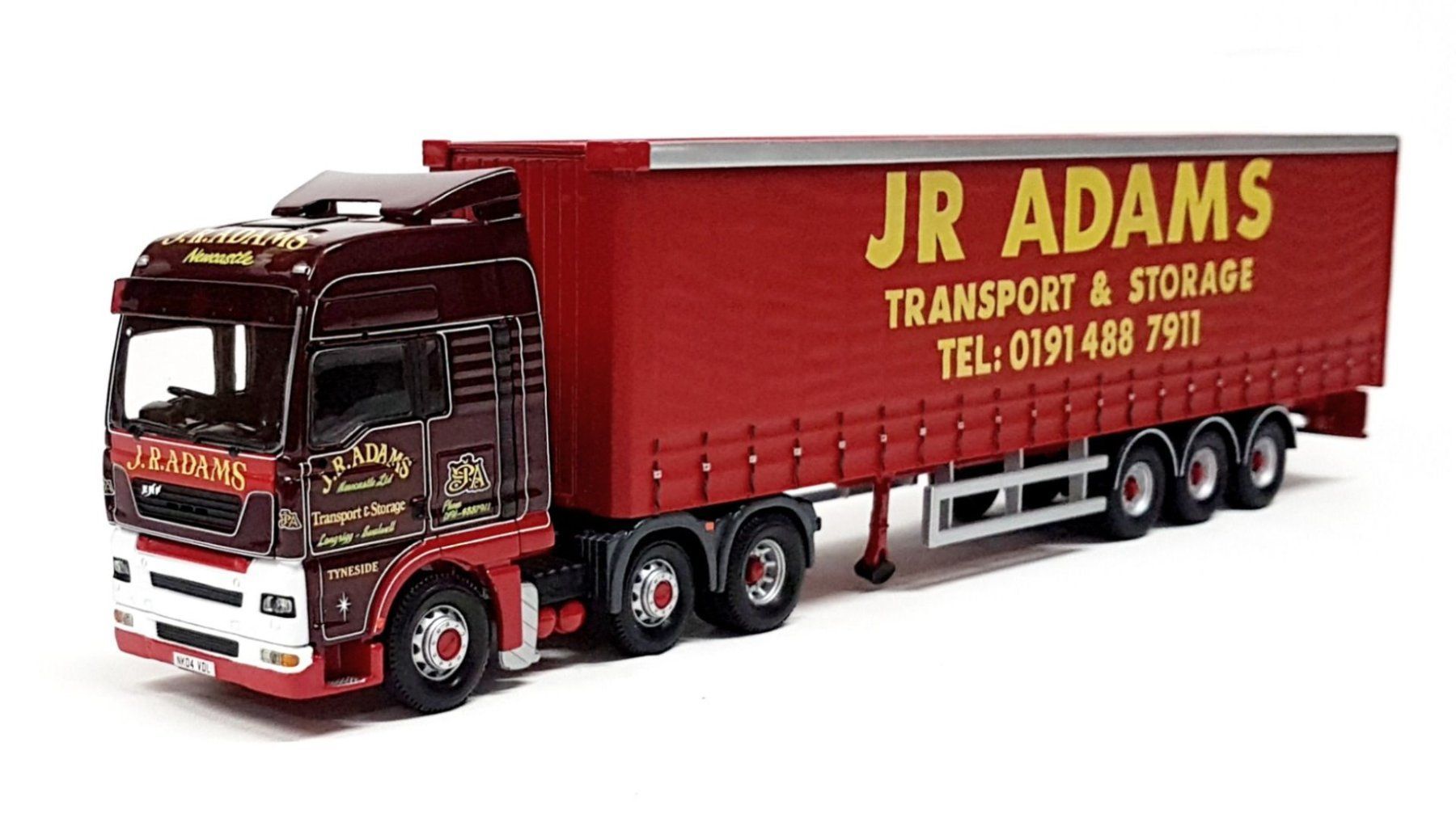 Corgi Toys Kits de montage: 1:50 Corgi ERF ECT J.R. Adams – Neuf avec emballage d'origine à Affoltern am Albis par Modellshop-8910
