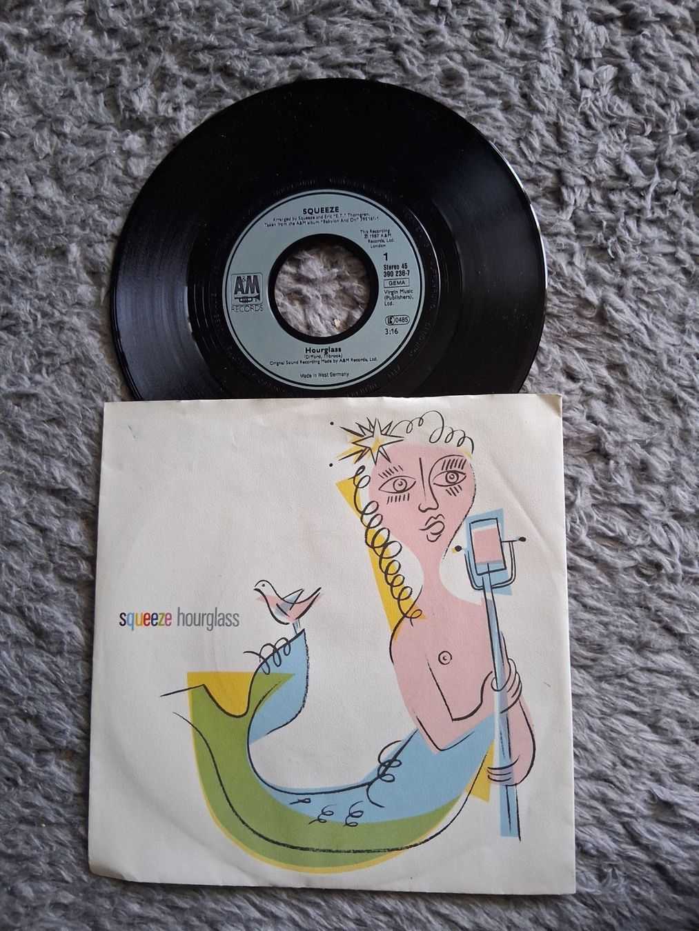 Schallplatten: SQUEEZE       HOURGLASS     7NER   SINGLE – Gebraucht aus Wetzikon ZH von Ramones01