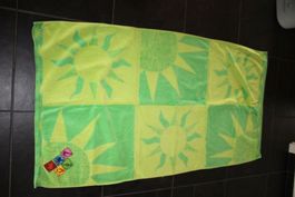 Badetuch mit Sonnemotiv, mit Schwimmabzeichen