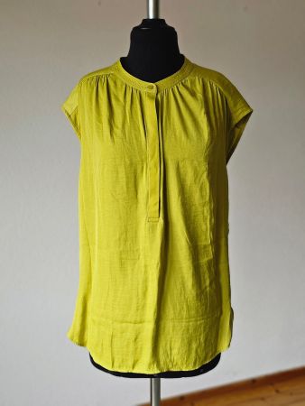 Sommerliche Bluse, Limettengrün, Adrienne Vittadini, Gr. S/M