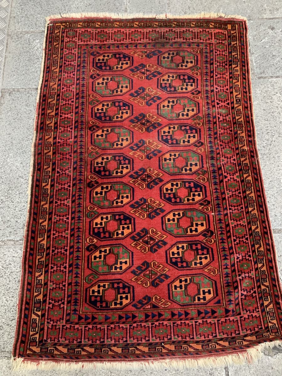 Tappeti: Roter Teppich, Turkmen – Usato da Liestal venduto da nani054