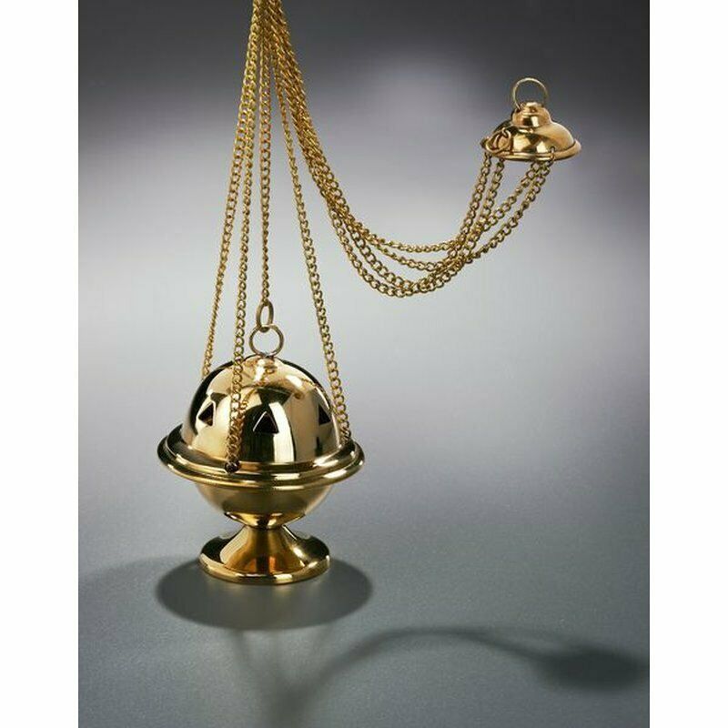 Lampade profuma ambienti: Rauchfass klassisch,  70mm Messing gold – Nuovo e nell'imballaggio originale da Gundelfingen venduto da printparcel