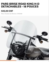 Pare-brise Harley Davidson Road King des 1994