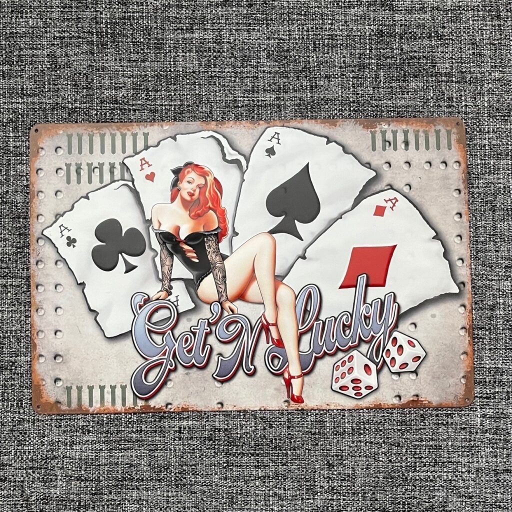 Insegne: Poker Metal Art Schild – Nuovo (secondo la descrizione) da Schwyz venduto da rs-trend