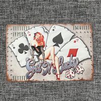 Poker Metal Art Schild