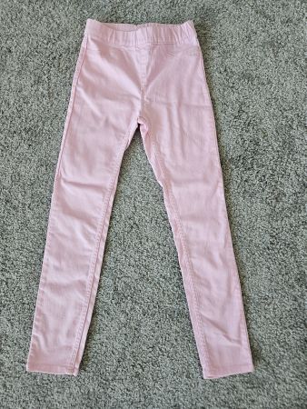 Jeans-Hose in rosa für Mädchen, Grösse 134, neuwertig