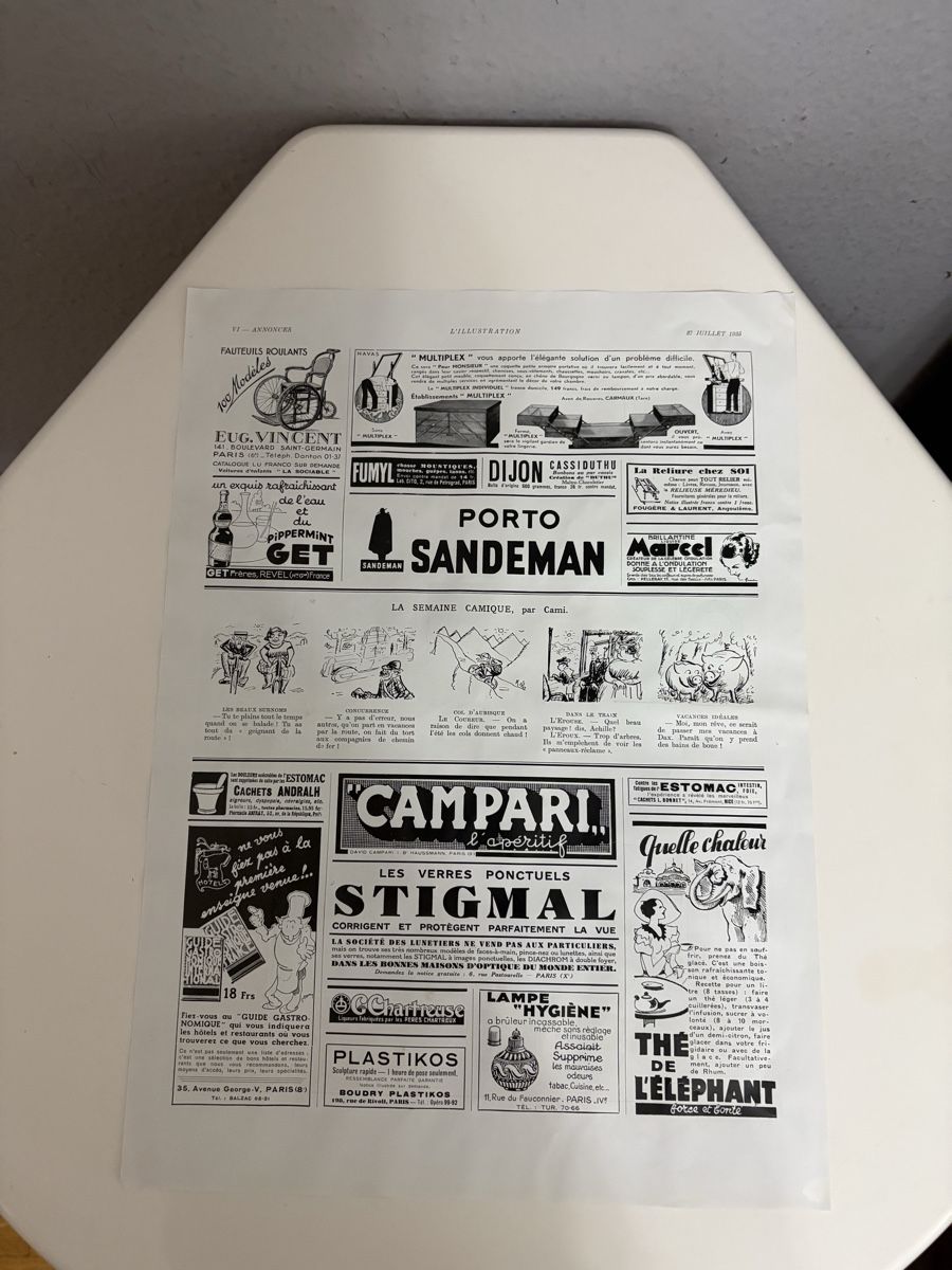 Poster & Bilder: Affiche vintage  – Gebraucht aus petit lancy von FerreiraLuis 1