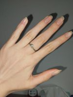 Ring mit kleinem Stein - Filigran, Vintage Stil