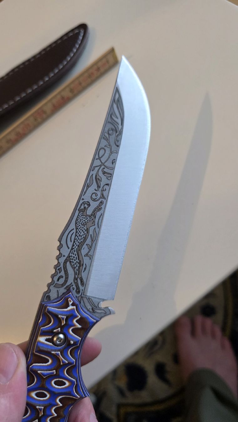 Accessoires: Handgefertigtes Jagdmesser. – Neuf avec emballage d'origine à St. Margrethen SG par Duezenli61 4