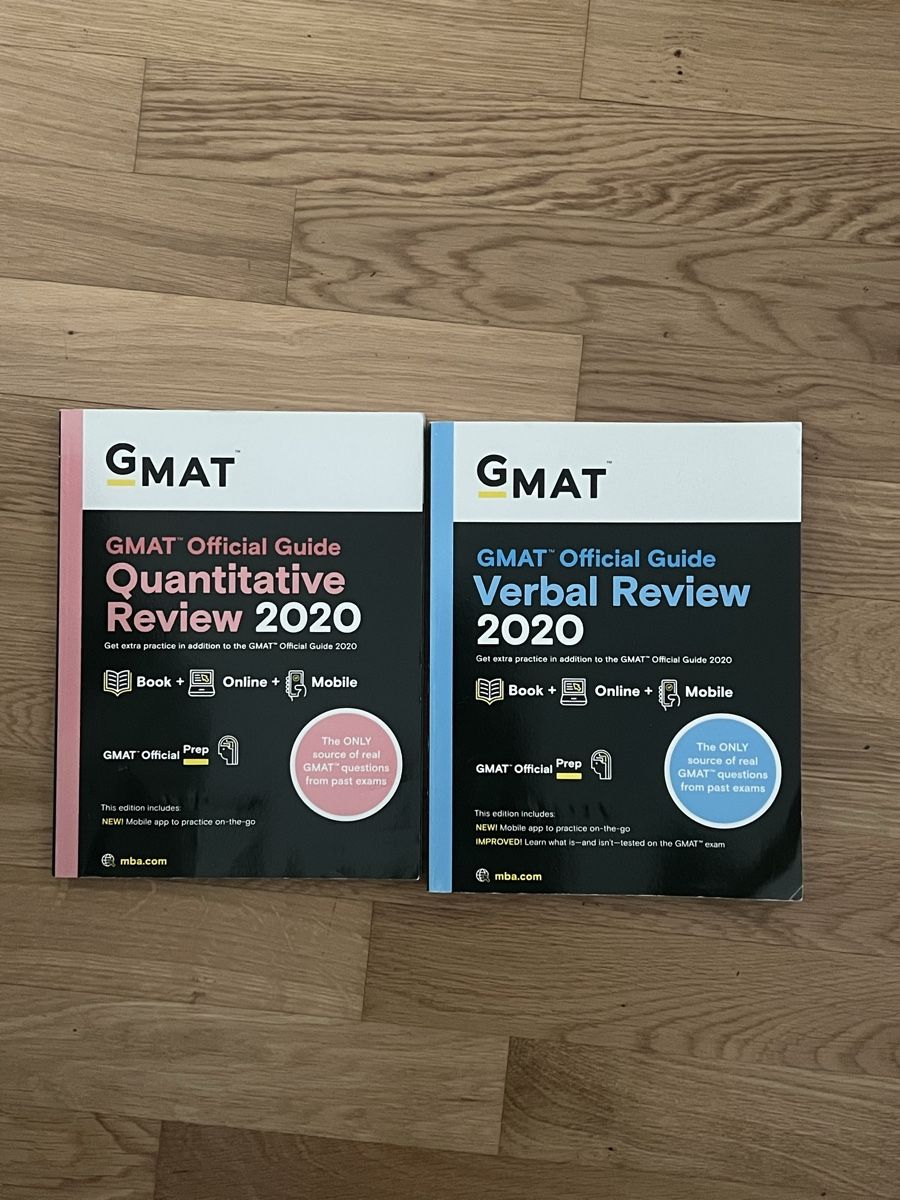 Libri: GMAT Official Guide 2020 Quantitative Verbal Set 2 Bände – Usato da Zürich venduto da ismw150