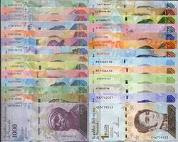 Venezuela Set 27 Stk 2-1 Mil.Bolivares UNZ