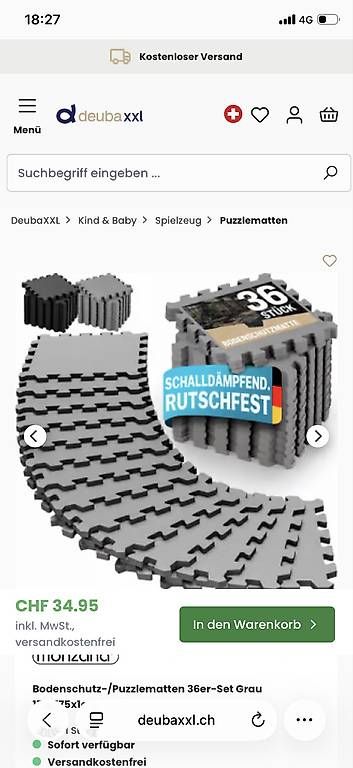 Bodenmatten: Bodenschutzplatten / Poolunterlage – Gebraucht aus Dulliken von chraie9 2