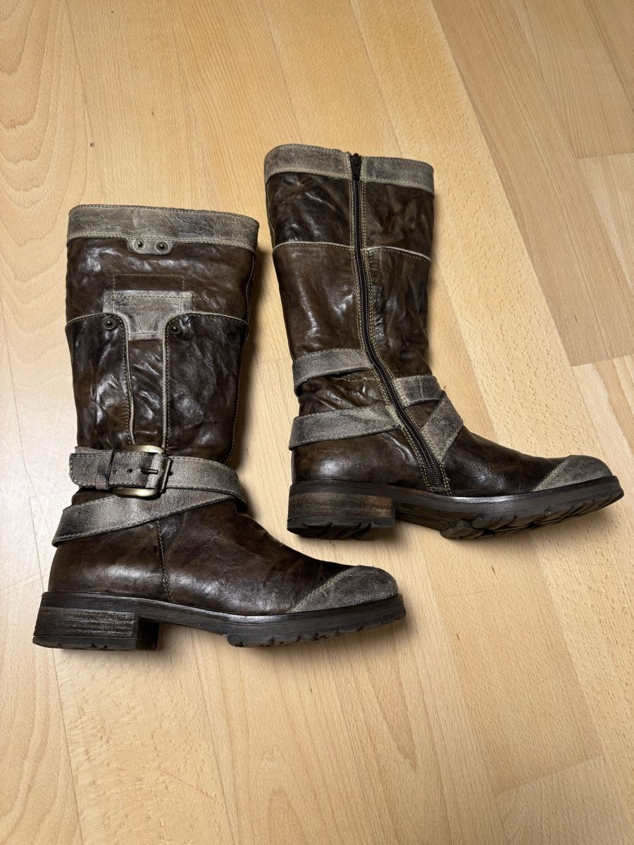 Scarpe da donna: Manas Design Lederstiefel, Grösse 38 – Nuovo (secondo la descrizione) da Muri b. Bern venduto da mymare 1
