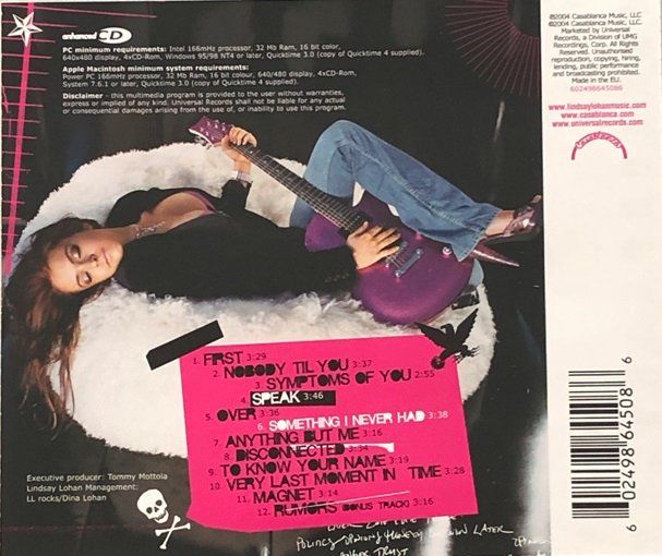 CD: Lindsay Lohan – Speak – Usato da Grüningen venduto da azulgris 1