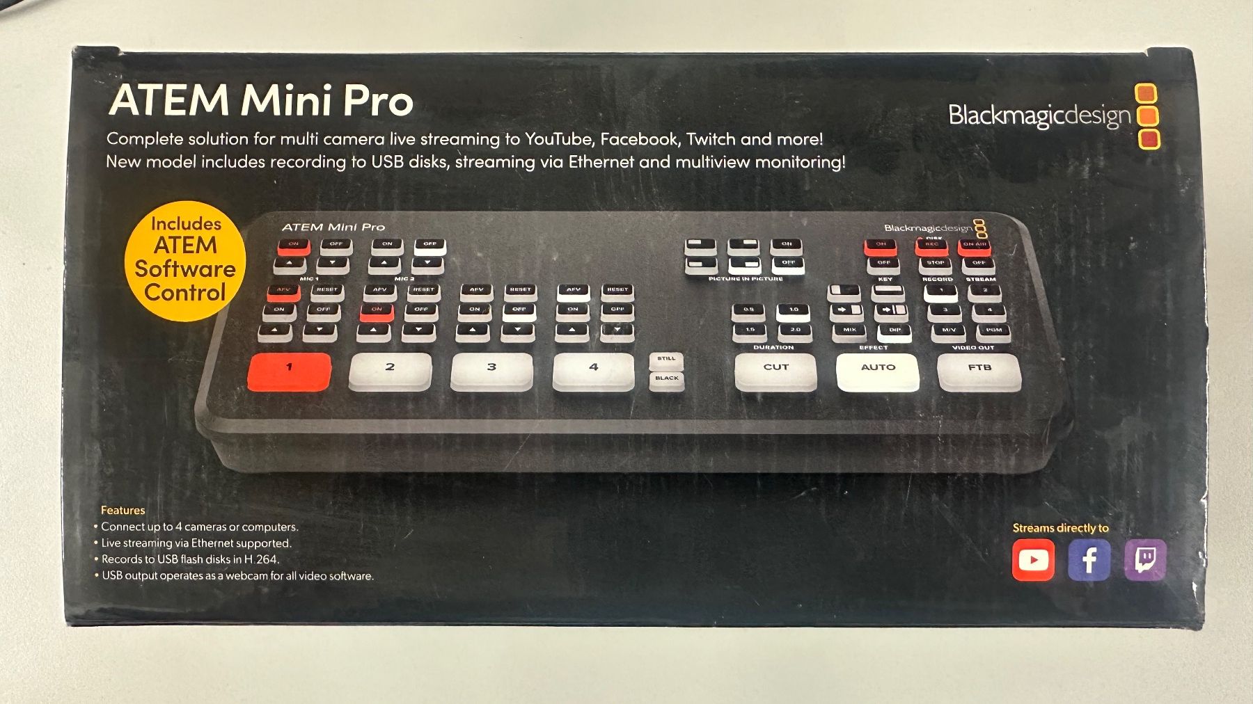 Autres accessoires: Blackmagic Design ATEM Mini Pro Videomischer gebraucht – D'occasion à Basel par mediaTon