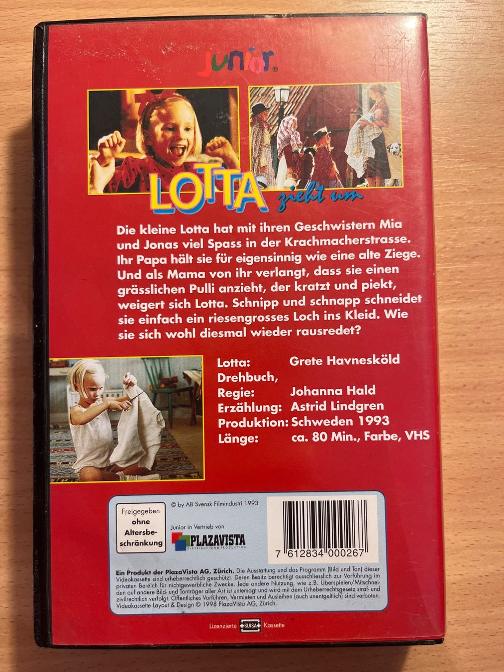 Alle VHS: VHS - Lotta zieht um, Astrid Lindgren – Gebraucht aus Luzern von Jiggy_8898 1
