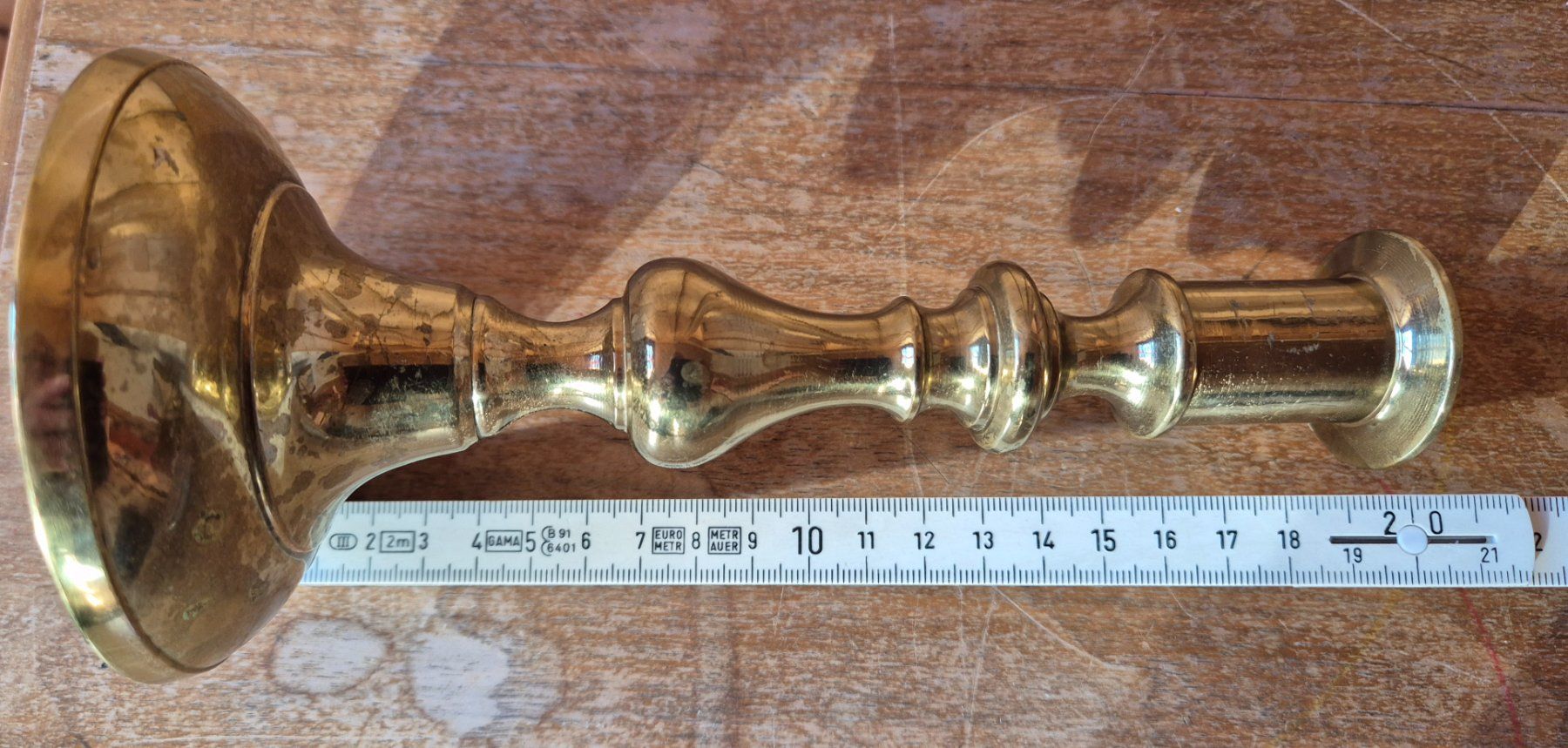 Portacandele: Kerzenständer Messing alt Höhe 20 cm – Usato da Buchs SG venduto da MStBu 3