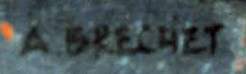 Dipinti: BRECHET André. OELGEMÄLDE. Abstrakte Komposition – Usato da Basel venduto da basilisk04 7