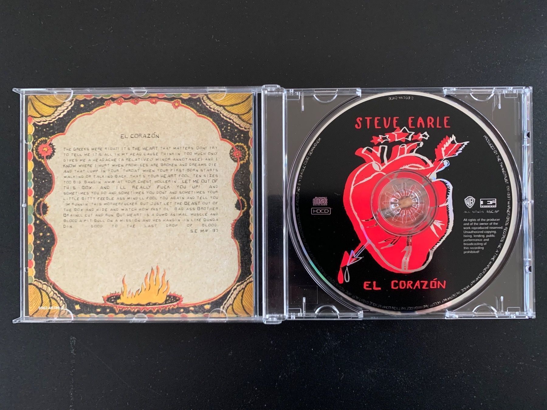 CD: Steve Earle - El Corazon – Usato da Aarau venduto da usmichi 2