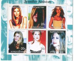 Block "Jennifer Aniston". Kirgisistan.