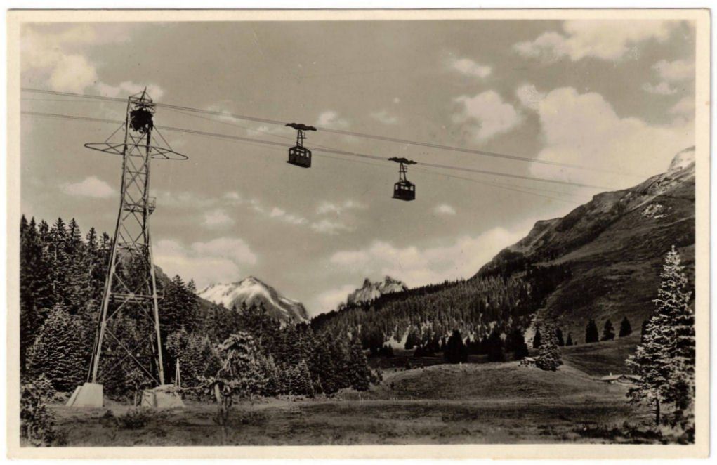 Cartoline postali: Engelberg - Luftseilbahn Gerschnialp--Trübsee – Usato da Binningen venduto da Mountainrider