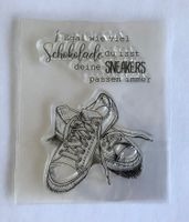 Clear Stamp Schuh Sneakers Silikon Stempel Silikonstempel