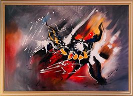Abstraktes Gemälde, Expressive Kunst für Ihr Zuhause!