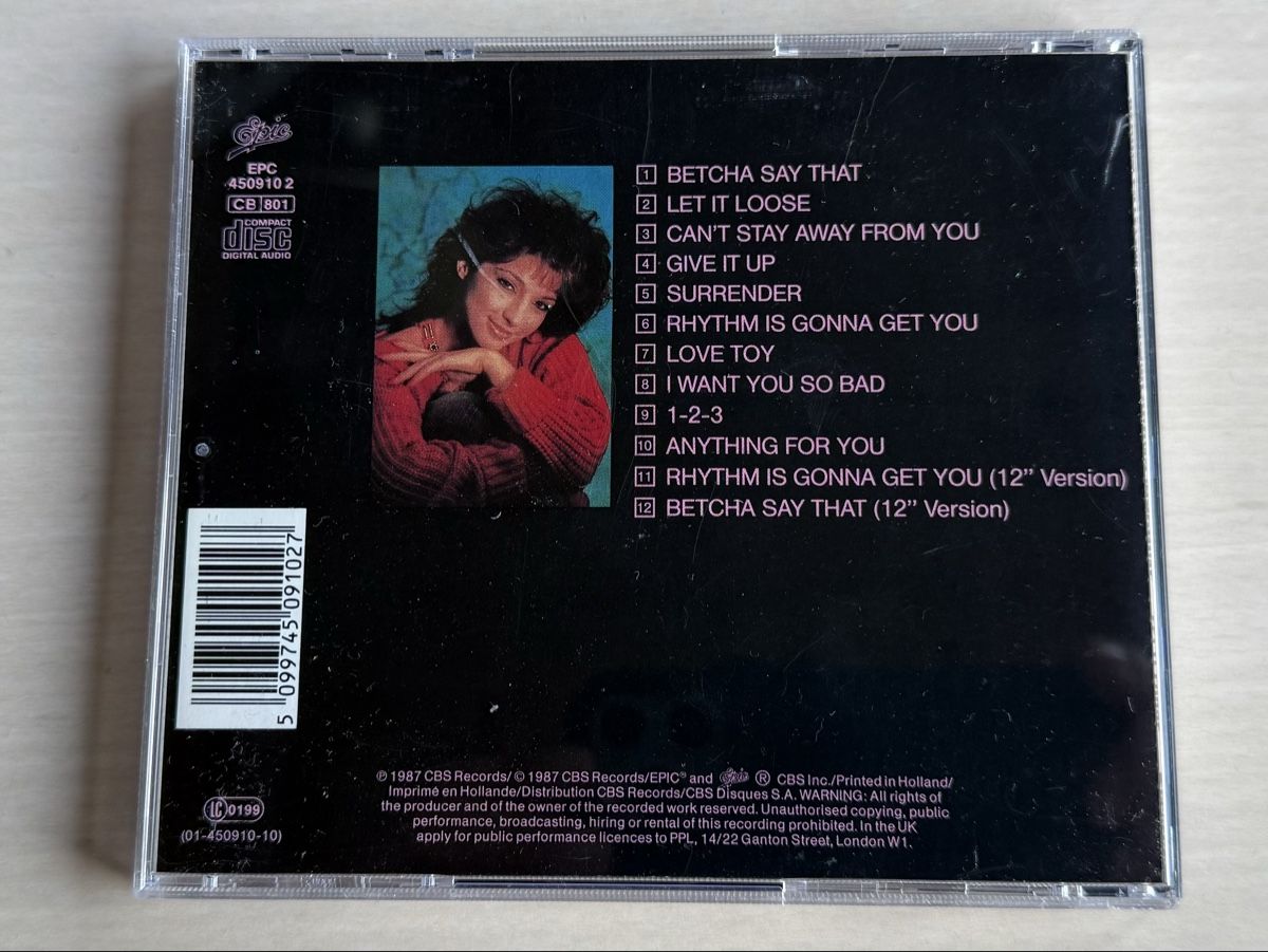 CD: Gloria Estefan - Let It Loose CD 1987 – Usato da Oberried Brienz venduto da Chyara 1