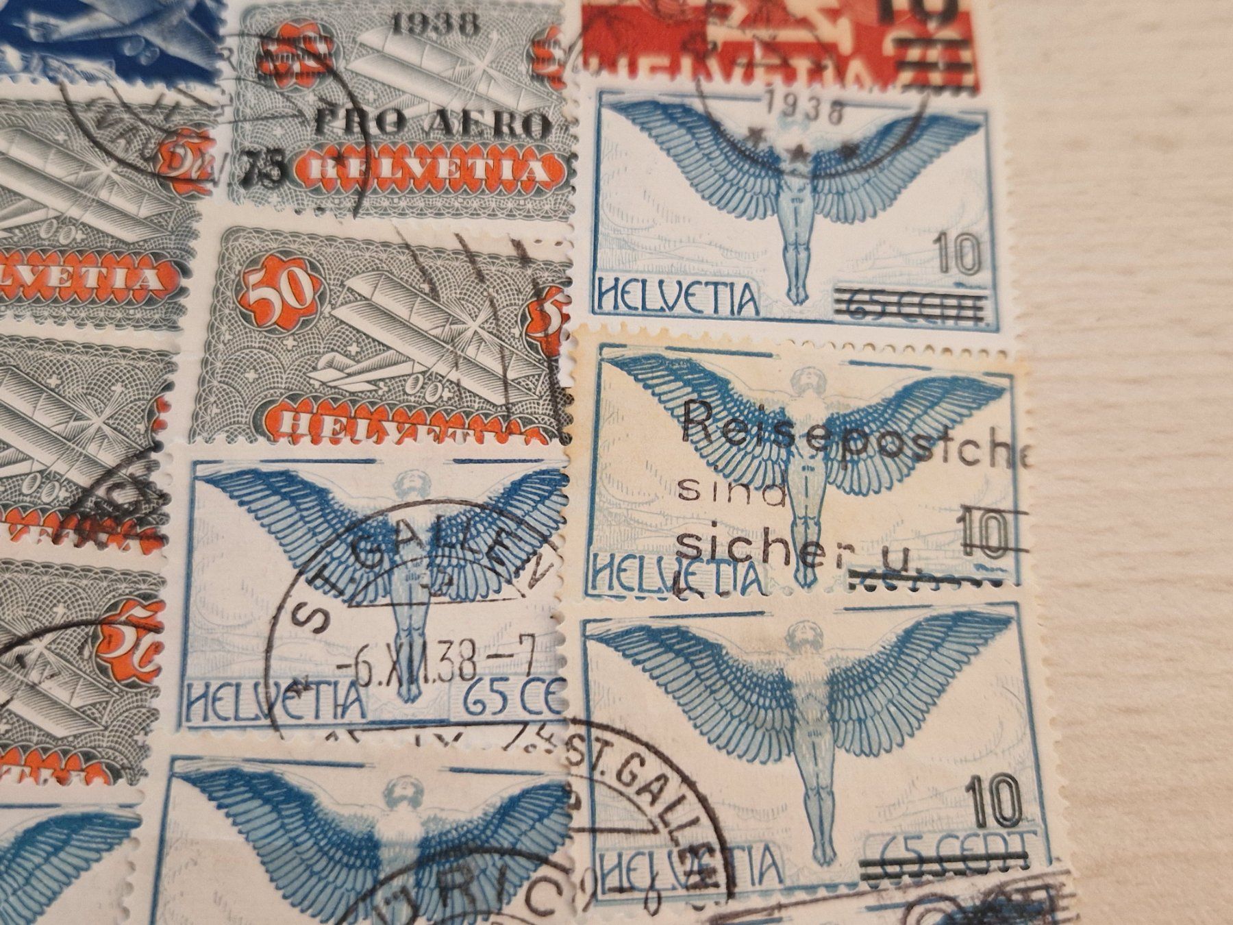Tutti i francobolli: Ansammlung Flugpost, nicht bestimmt, ab 1.- – Usato da Burgdorf venduto da Glossy01 6