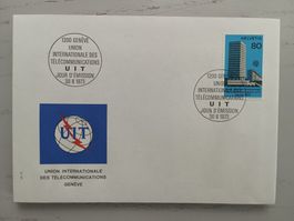 1973 FDC Int. Fernmeldeverein Genf