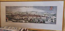 Gravure Winterthur 75 cm x 37 cm grosses Format